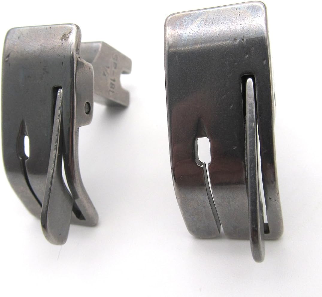 CKPSMS Brand - #SP-18L 2PCS Top Stitching Foot with Left Spring Guide Compatible with JUKI DDL Single Needle Sewing (1/8)