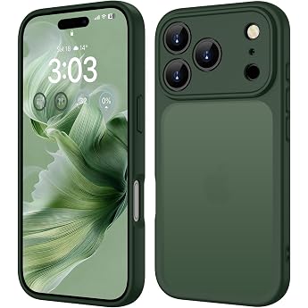 ORDA Case for iPhone 17 Pro Full Camera Protection Shockproof Green