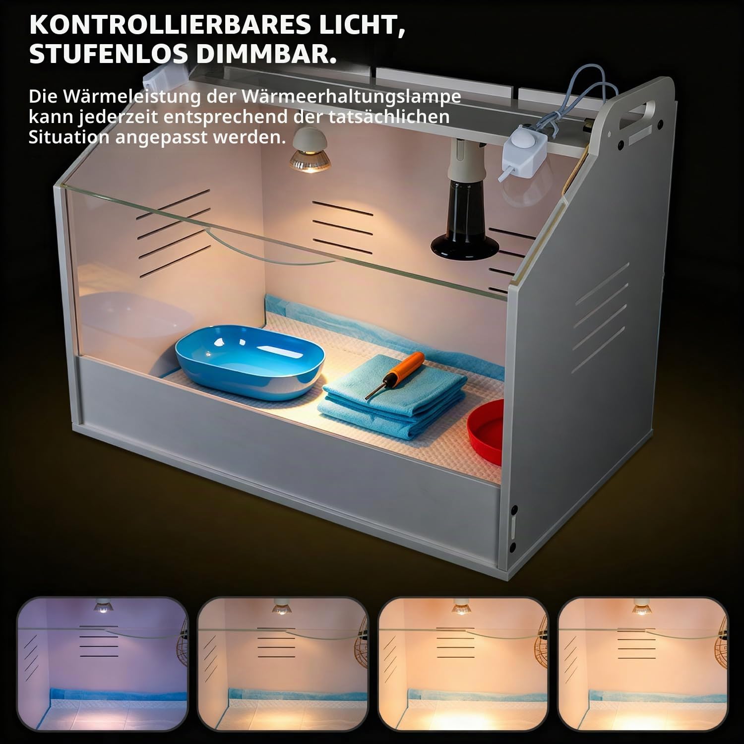 Geflügel Kükenbrüter Brutbox Ausrüstung, Kükenaufzuchtbox, Inkubator Hühner