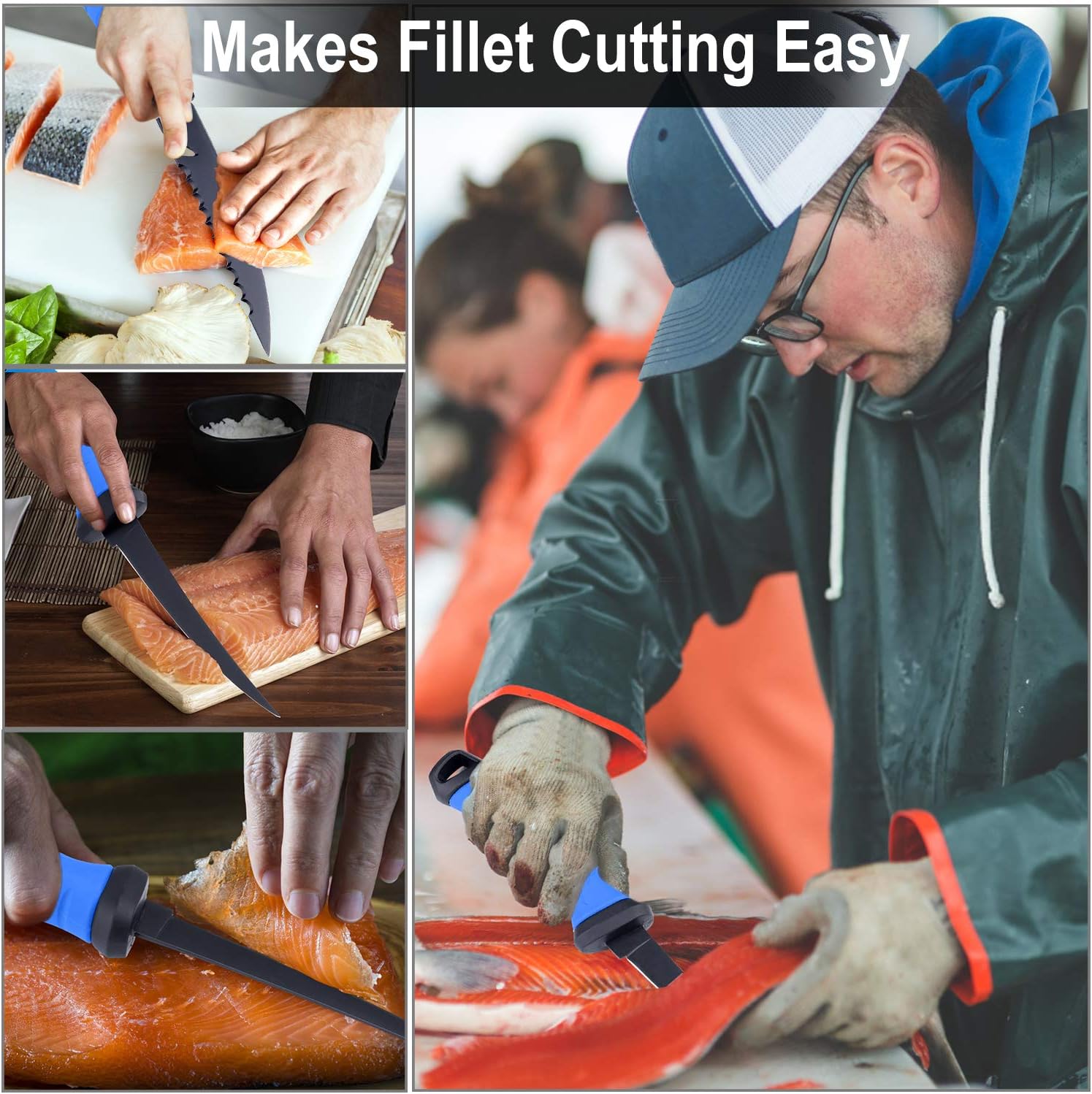 Outdoors Fillet Knife,Bait Knife,Sharp Stainless Steel Blade Fishing Knife with proctive knife sheath… : Sports & Outdoors