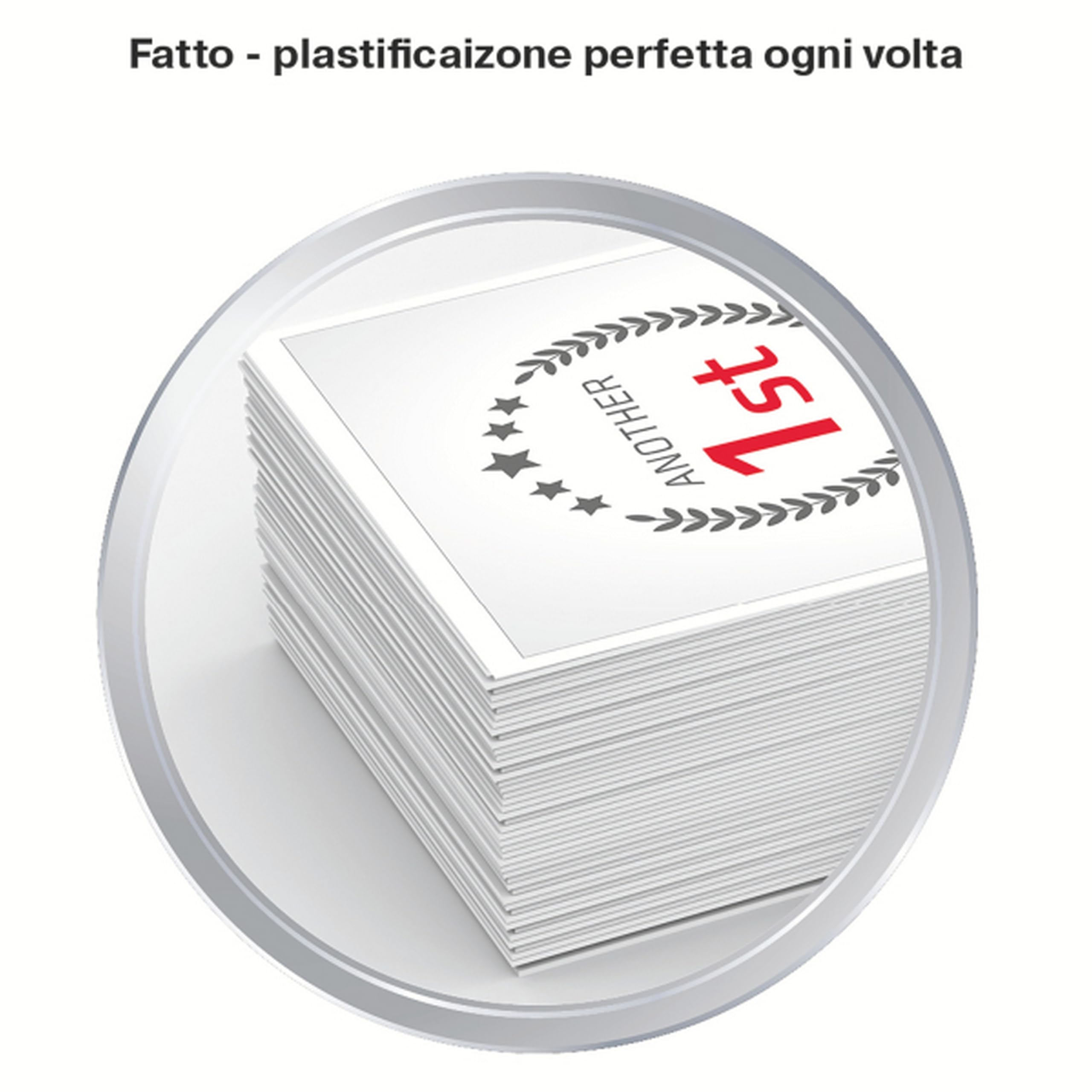 GBC Foton 30 - Plastificatrice a caldo da ufficio automatica A3, Plastistificazione facile veloce con bobine a cartuccia automatica, Nero, 4410011