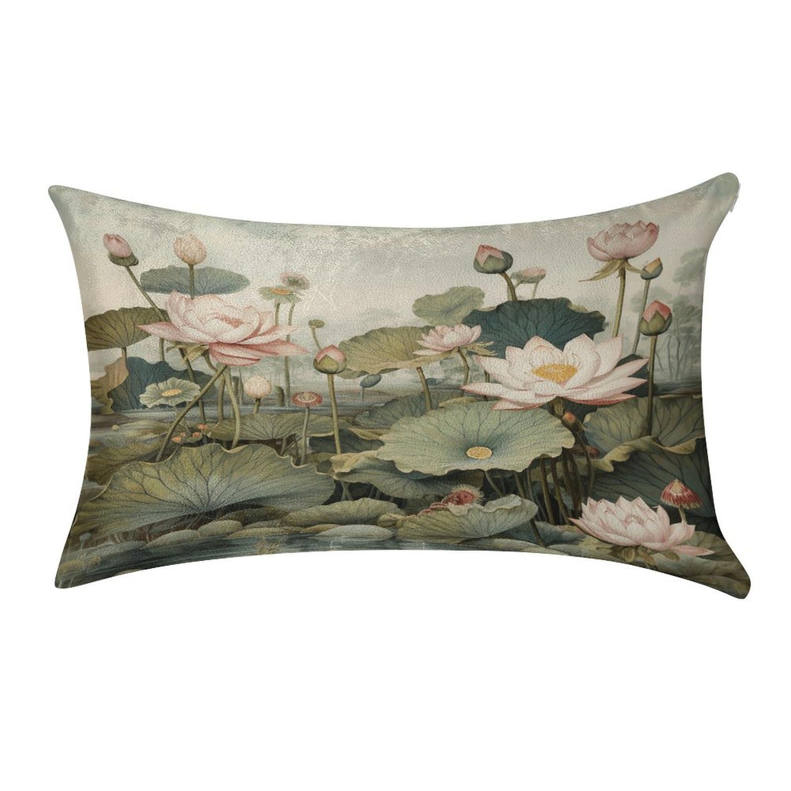 Btcowzrv Style Hand Drawn Flower Pillow Cover Pillow Case Pillowcase