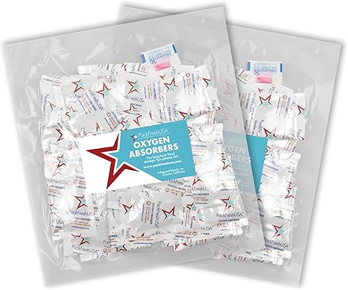 Miniatura 3 de Paquete de 50 paquetes absorbentes de oxígeno de 200 cc - grado alimenticio - No tóxico - Conservación de alimentos - Guía de almacenamiento de