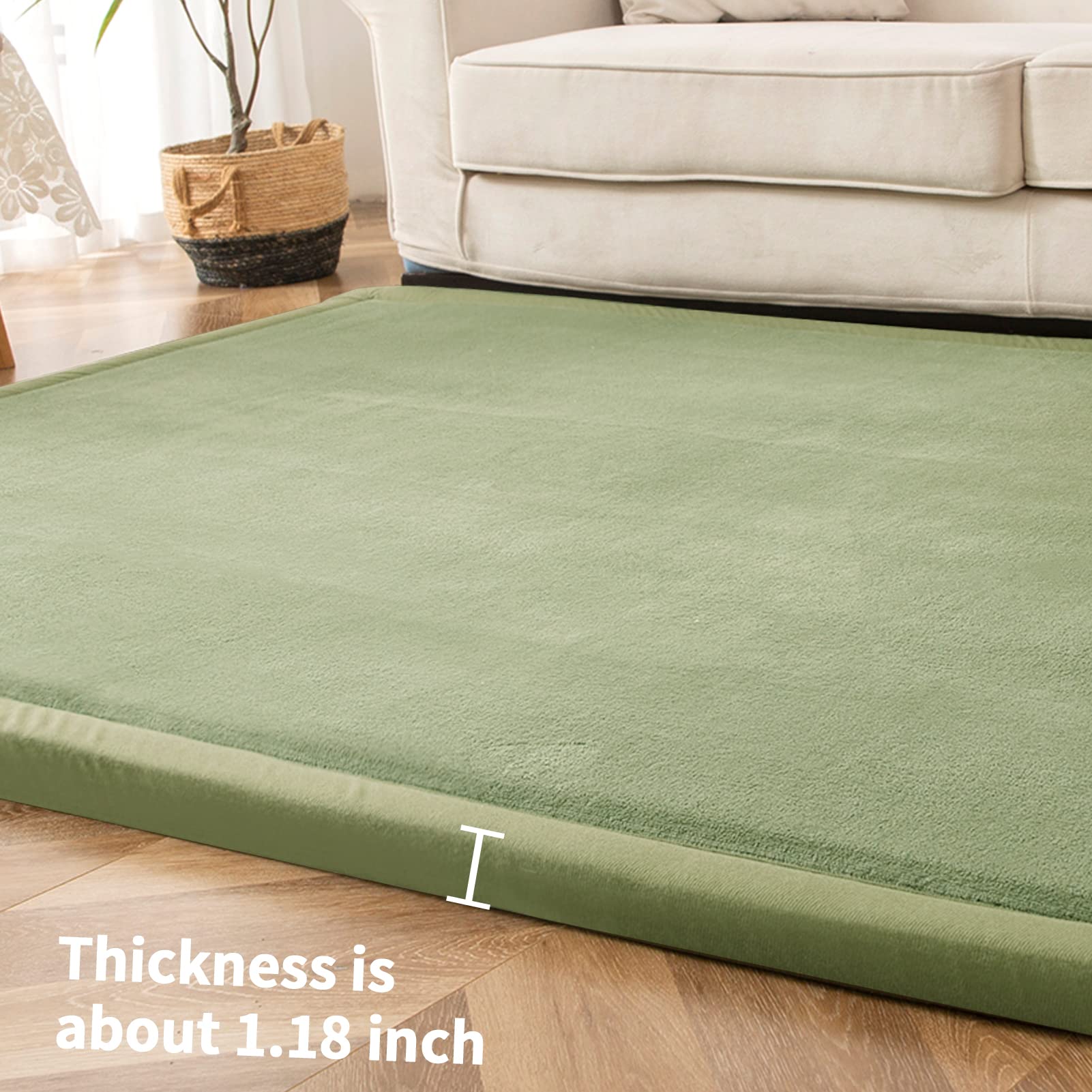 Babyspeelmat voor Vloer 3 Dik Zacht Koraal Fluweel Kinderkamer Tapijt, Extra Grote Antislip Kruipmat voor Peuters, Baby's, Kinderen, Yogamat, Tatami Mat voor Woonkamer Slaapkamer Speelkamer 190 x 300 Babyspeelmat voor Vloer 3 Dik Zacht Koraal Fluweel Kinderkamer Tapijt, Extra Grote Antislip Kruipmat voor Peuters, Baby's, Kinderen, Yogamat, Tatami Mat voor Woonkamer Slaapkamer Speelkamer 190 x 300