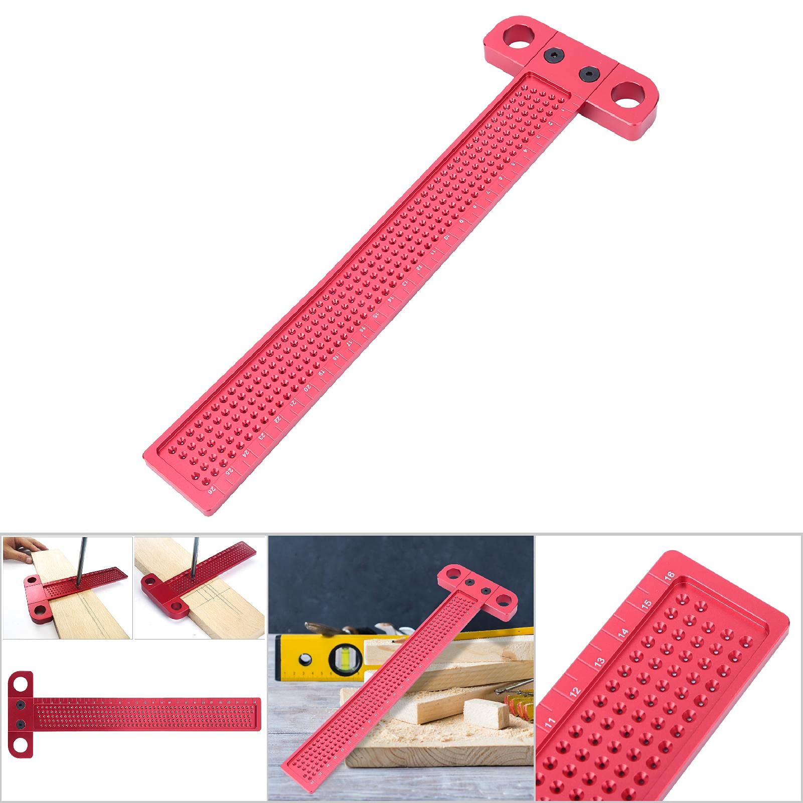 Scribing Gauge High Precision Scriber Ruler Easy Hole Marking