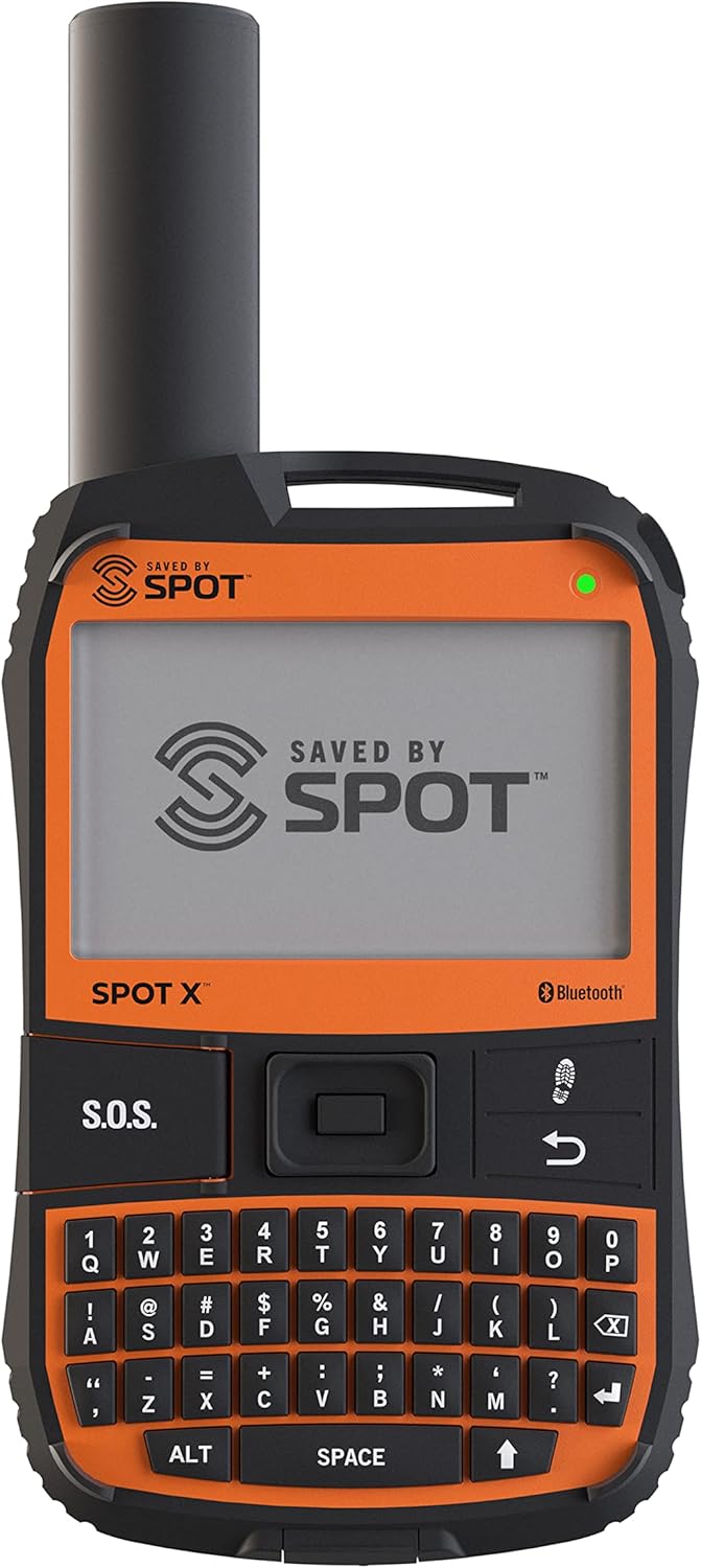 Free Shipping Over $50 Spot X with Bluetooth 2-Way Satellite Messenger | SOS Protection | Handheld Portable 2-Way GPS Messenger| Globalstar Satellite Network Coverage | Subscription Applicable