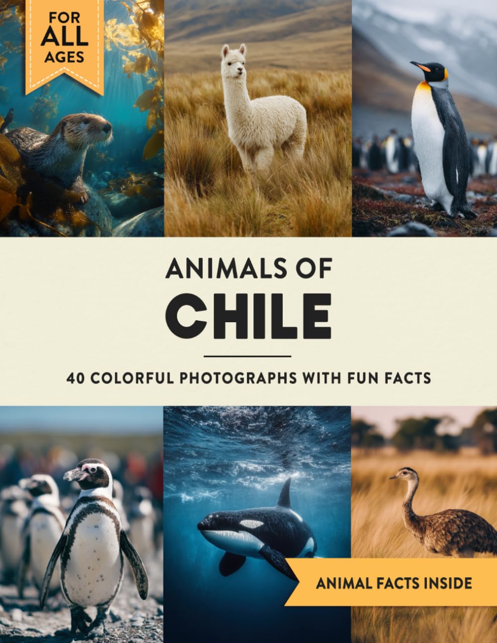 Animals of Chile: A Wildlife Picture Book With Fun Facts Including Patagonia and Atacama Desert For Kids & Adults