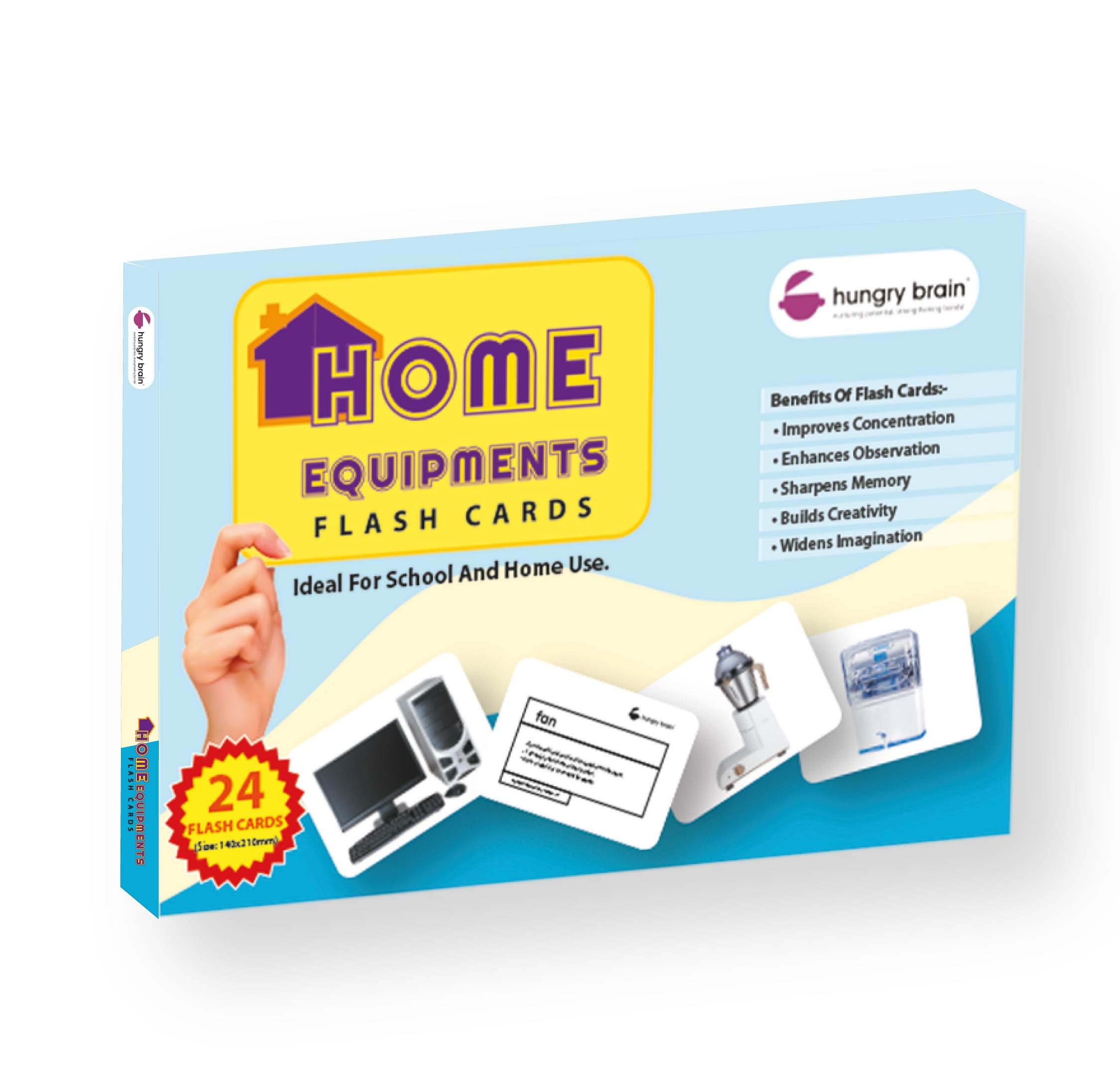 hungry brain Toddler Flash Cards Home Equipments, Double-Sided Flash Cards for Toddlers 1-4 Years, 24 Real Image Cards, Montessori Toys, Educational Preschool Learning Activities for Kids (B0CP2FYHHW) Amazon Price History, Amazon Price Tracker