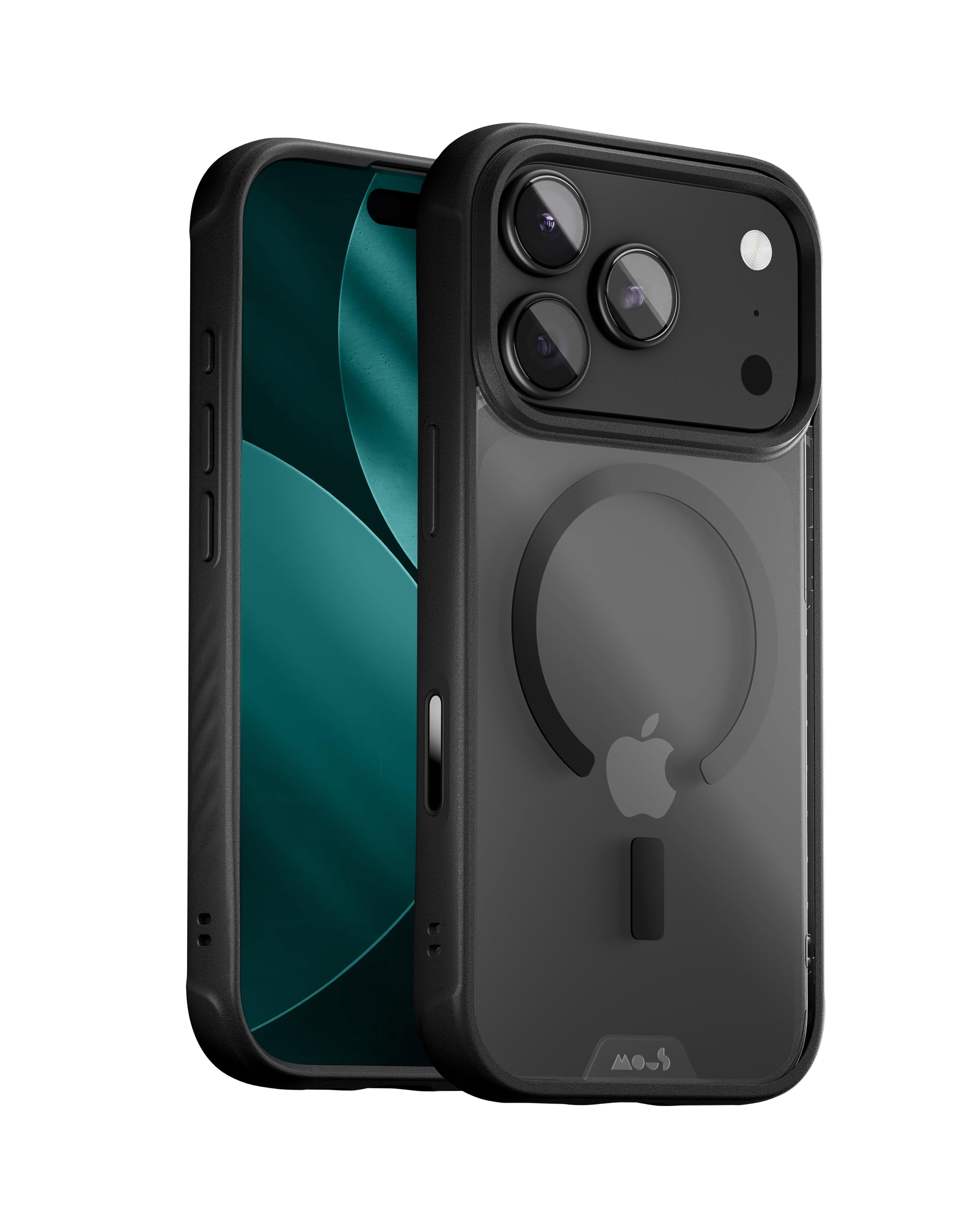Mous Przezroczyste etui do iPhone 17 Pro 6,3", kompatybilne z MagSafe - Clarity - odporne na żółknięcie, uderzenia etui do iPhone 17 Pro – odporne na zarysowania, krystalicznie czyste i smukłe