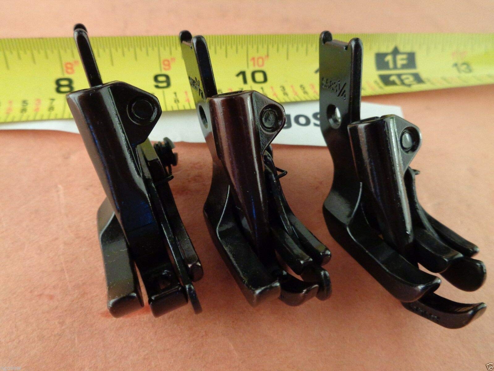 のりさん確認用ironステップ Amazon.com: NGOSEW Topstitch Walking Foot with Right Edge Guide 3