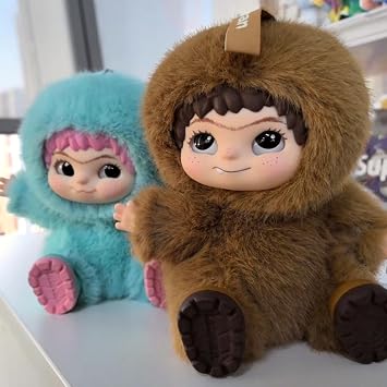 CALEMBOU Plush Doll Blind Box, 6.7'' WAKUKU Series Plush Mystery Toys, Kawaii 1 of 6 Possible Stuffed Dolls Soft Anime Plushies Christmas Birthday for Girls (Wakuku Hipster Party Series)