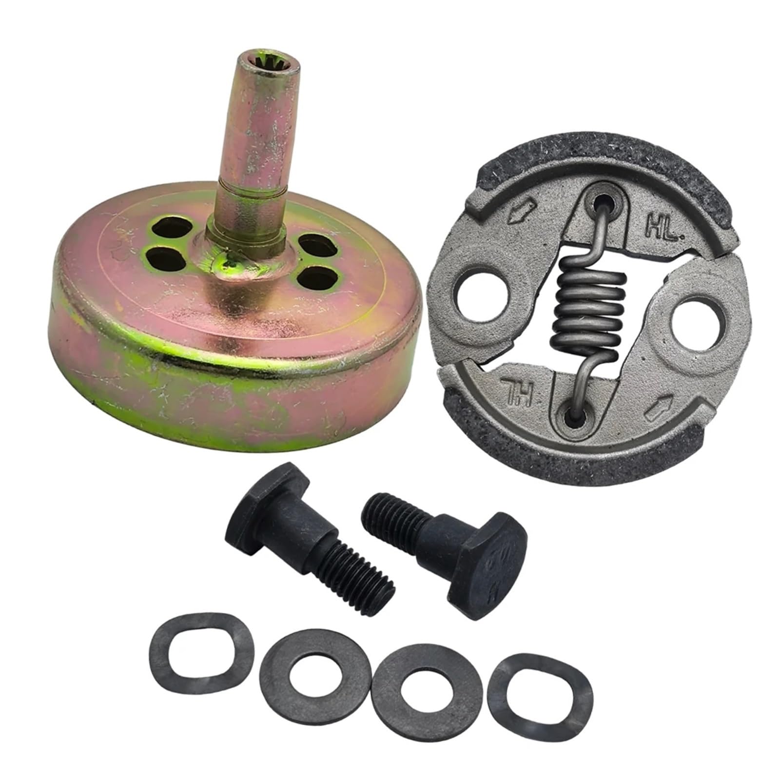 Kit de Embrague 9T Apto for Piezas de desbrozadora de Motor pequeño GX31 GX35 1.3HP