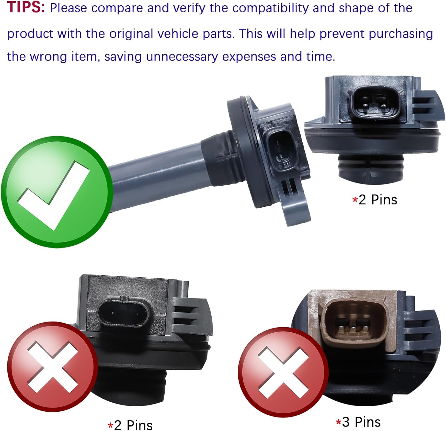 Ignition Coils & Spark Plugs Set 6 Packs UF553 Compatible with Ford & Lincoln 3.5L 3.7L 2008-2016 - for Taurus Expedition Explorer F 150 Transit MKS MKT MKX- Replace 7T4Z-12029-E DG520 UF595