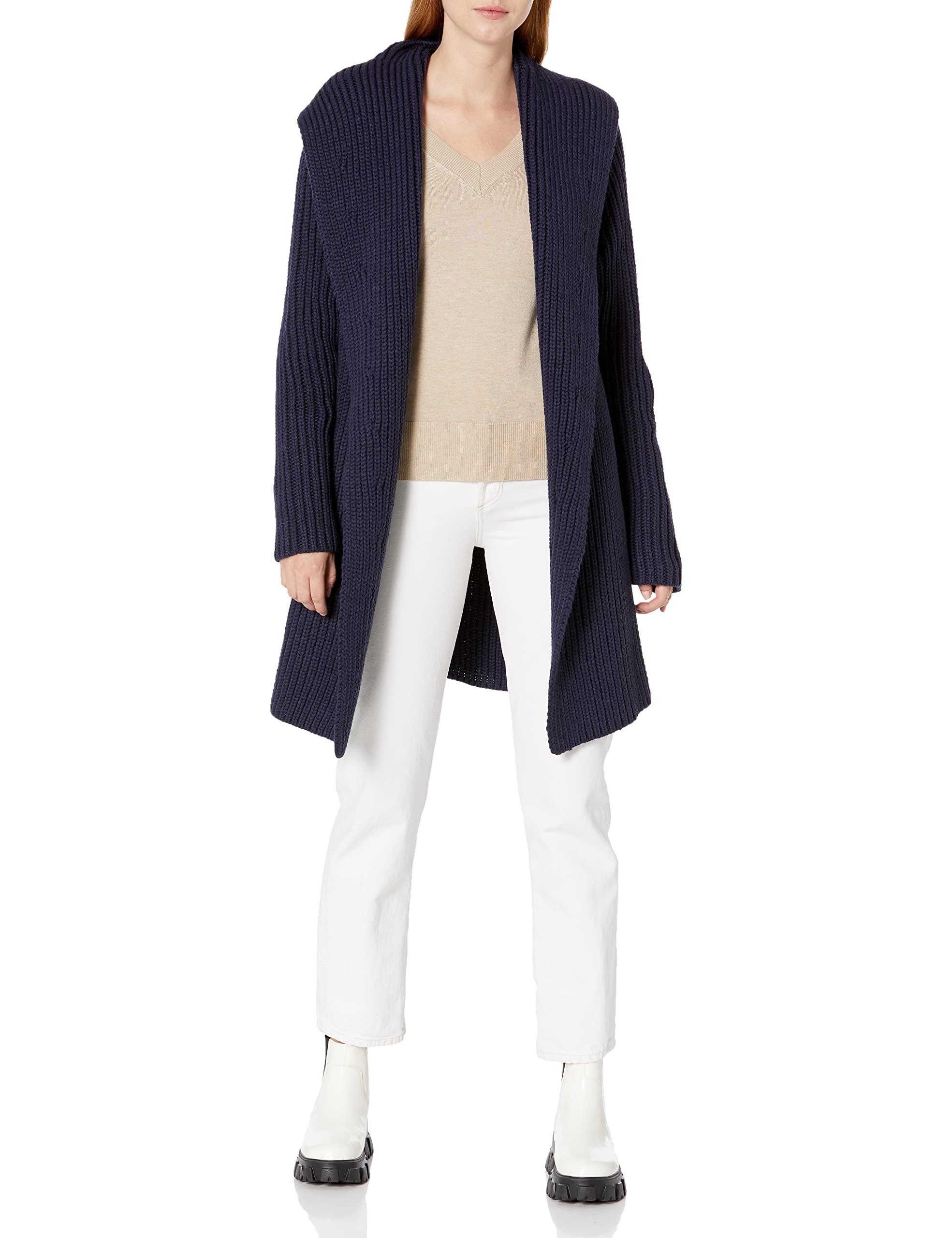 Rent The Runway Pre-Loved Navy Shawl Cardigan-image-30