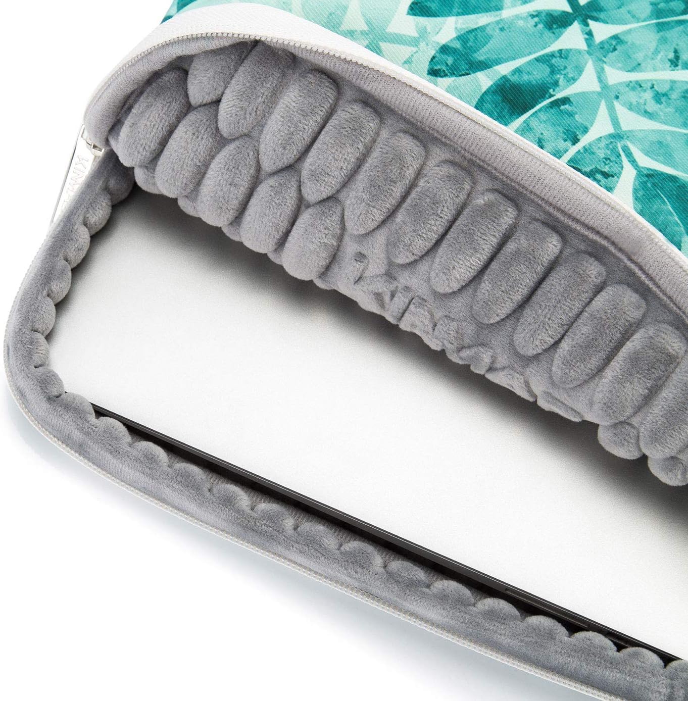 Kinmac Housse de protection à 360° imperméable avec poignée pour ordinateurs portables (feuille d'olivier, 15,6"-16")