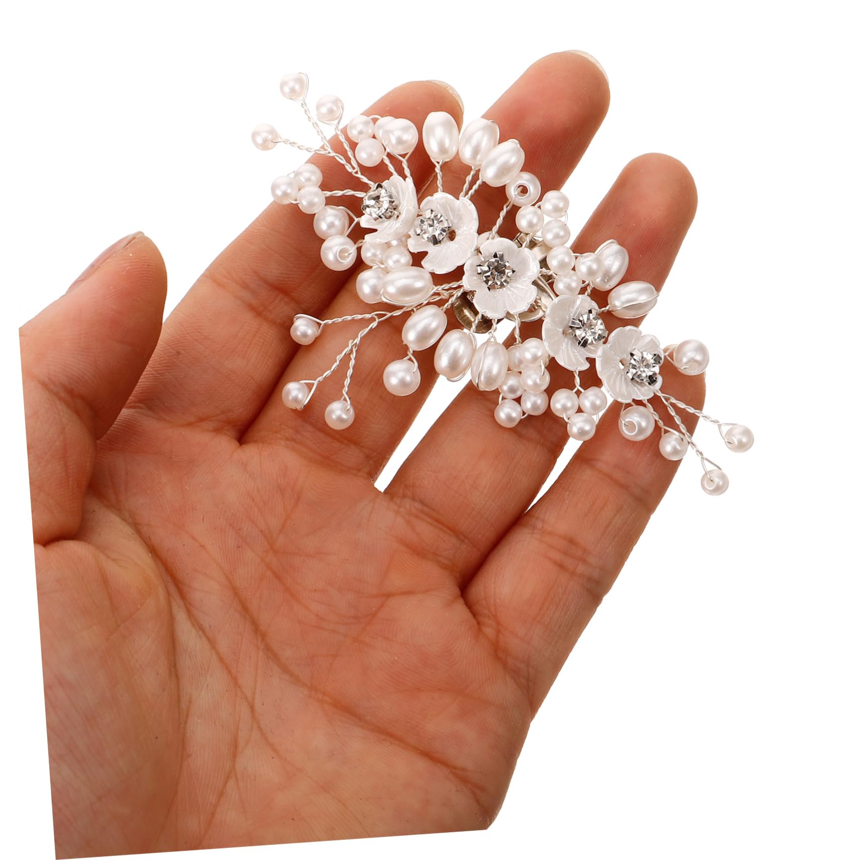 SOIMISS 4paia Clip Per Scarpe Da Sposa Con Fiori Perle Decorazioni Rimovibili Per Matrimoni Accessori Eleganti Per Scarpe Da Cerimonia Per Occasioni Speciali