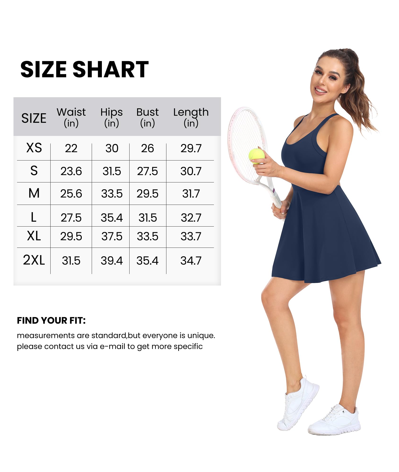 JAFINSY Jafinsy Vestido de Tenis Mujer