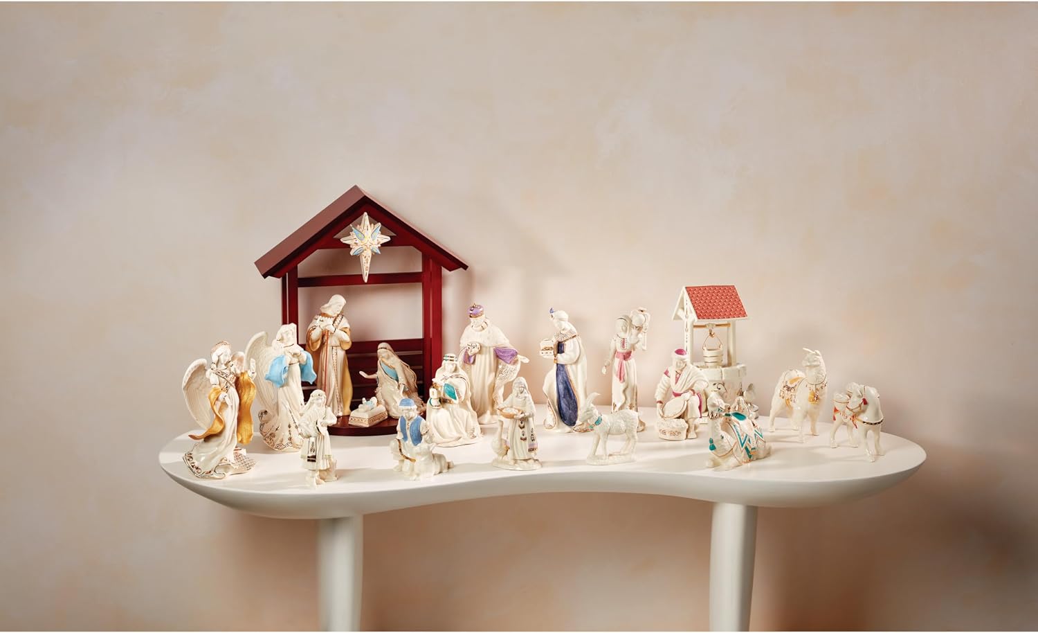 Lenox 893607 First Blessing Nativity Water Well Figurine