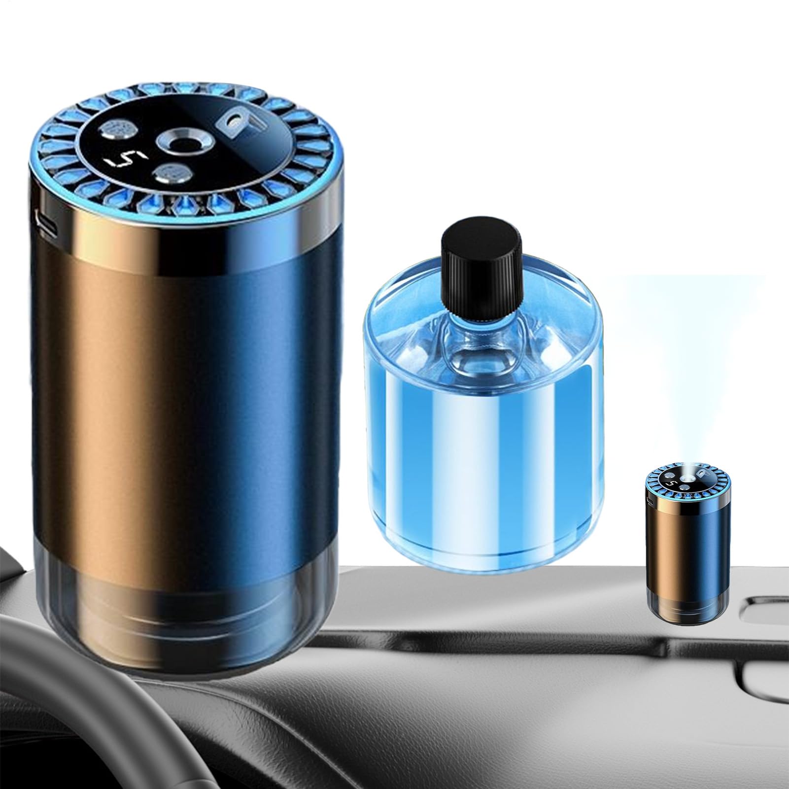 Diffuseur de voiture contre l'air sec avec veilleuse LED