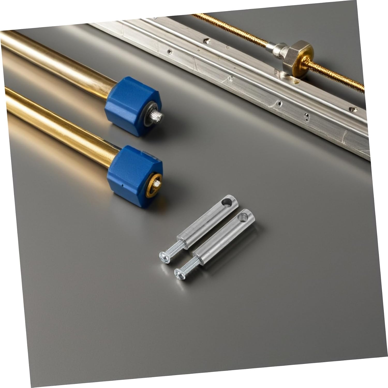2 Pcs Stainless Steel Wine Cabinet Posts Shelf Rail Connectors Decorative Furniture Connectors for Home Commercial Use Stable Support Easy Installation