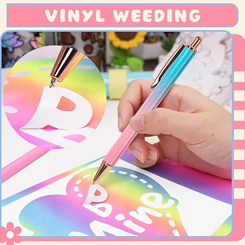 Miniatura 3 de WRAPXPERT Juego de herramientas de desmalezado de bolígrafo 3 herramientas retráctiles para vinilo con 1 recambio herramienta de deshierbe de vinilo