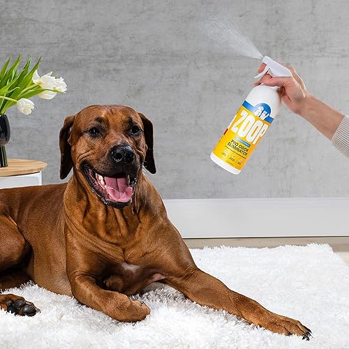Miniatura 3 de Zoop Pet Odor Pro Eliminator Spray para olores fuertes de mascotas, fórmula natural, potente y resistente. Elimina el olor a orina de mascotas,