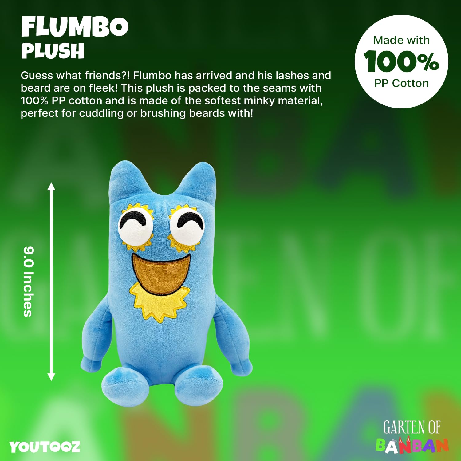 Youtooz Flumbo Peluche 22,9 cm, personaggio morbido Flumbo farcito da collezione