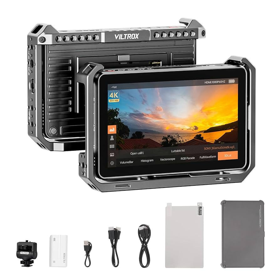 Amazon.com : VILTROX DC-X2 6'' Touchscreen Camera Monitor