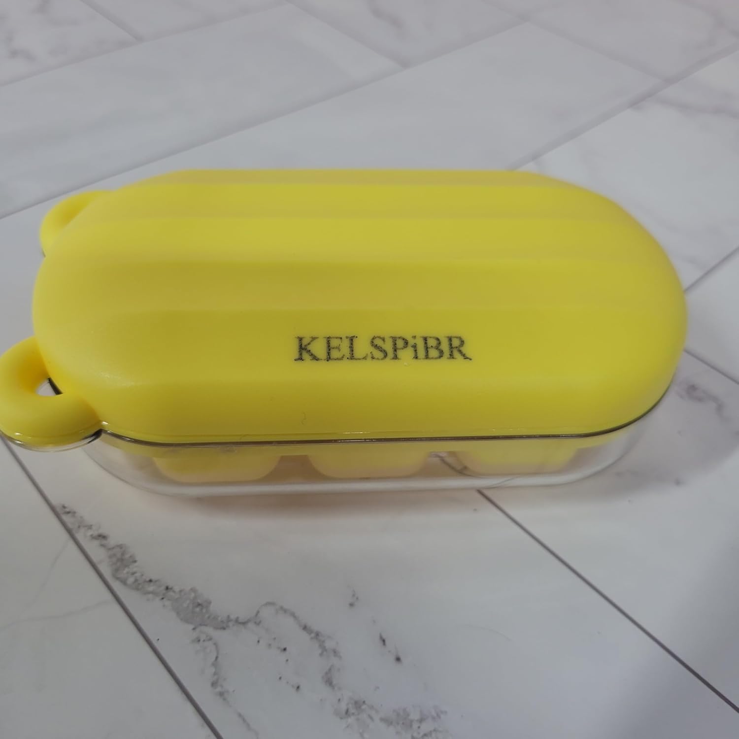 KELSPiBR Ice cube moulds, Mini 6-Cavity Portable Ice Mold for Drinks & Travel