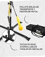 Vista 7 de SKLZ Hurricane Batting Swing Trainer for Baseball & Softball - Durable Swing Arm - 4 Power Band System - High-Visibility, Anti-Dent Target Ball Head