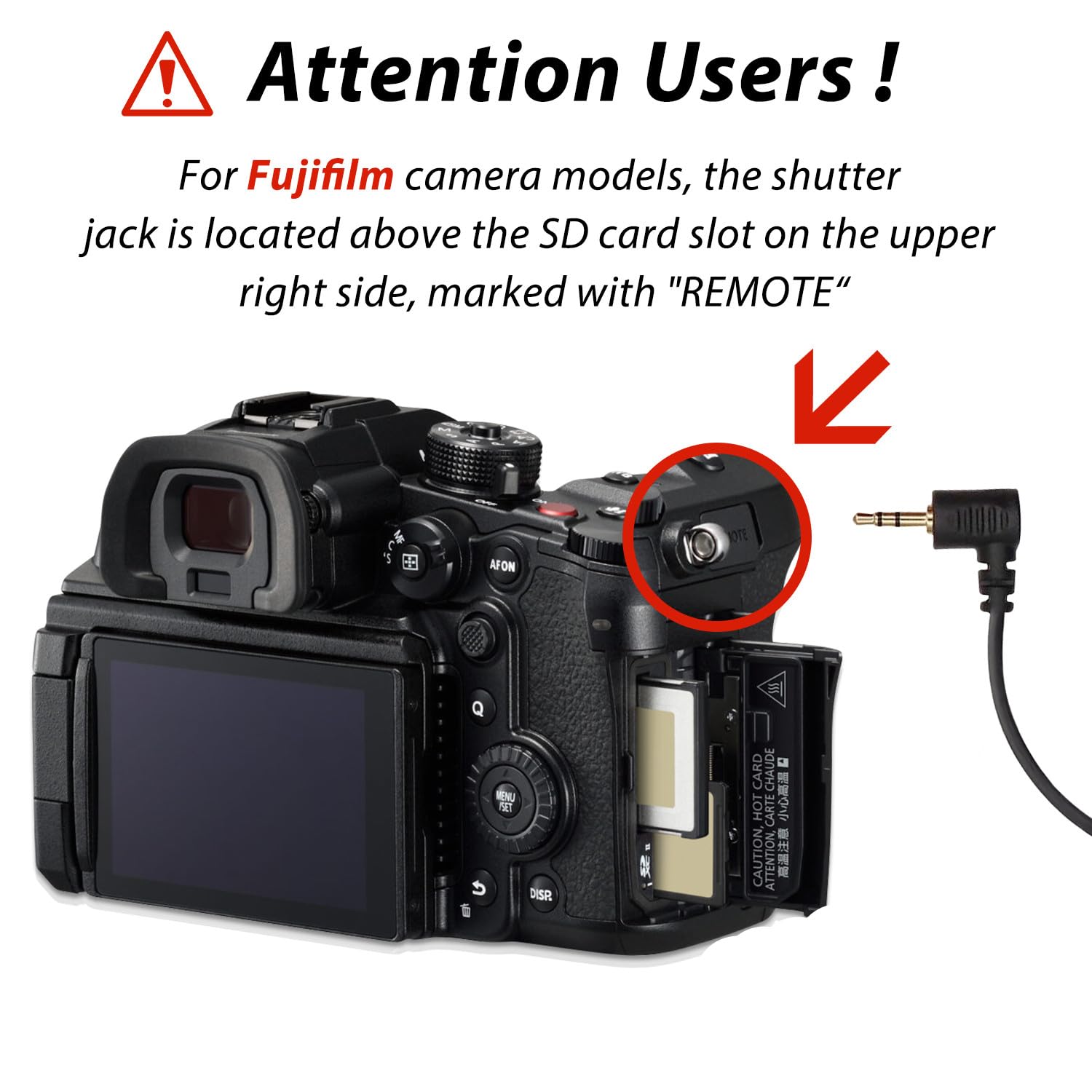 Amazon.com : FeiyuTech Stabilizer Fuji Shutter Release Cable(Type