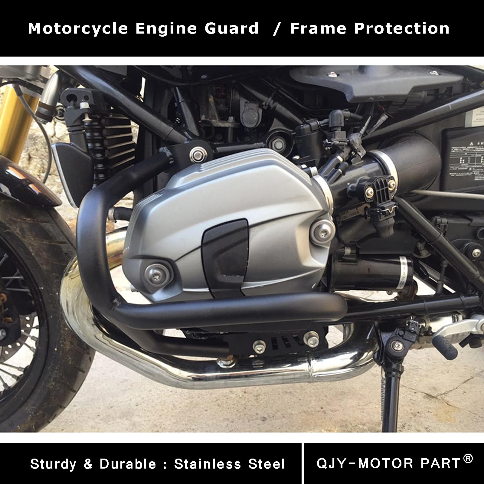 R nine T 2014-2025 Crash Bars Protección del Motor Barra anti choque Parachoques para R-nineT Pure Racer Scrambler Urban G/S 2014-2021 2022 2023 2024 2025