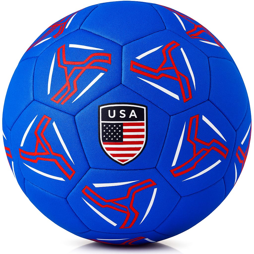 Western Star House Soccer Ball - Soft Indoor Size 4 - Soccer Ball for Girls (Ages 3+), Boys (Ages 3+) & Adults - Bring Soccer Practice Home - Gifts for Kids