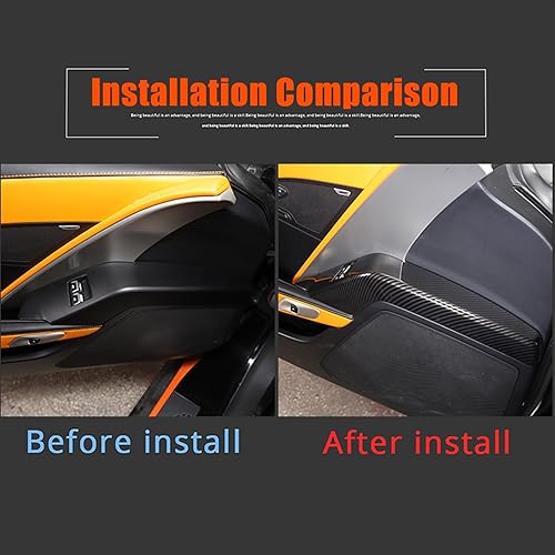 Miniatura 2 de Cubierta del panel de control de la ventana de la puerta del automóvil para Chevrolet Corvette C7 para el interior del automóvil (2 piezas)