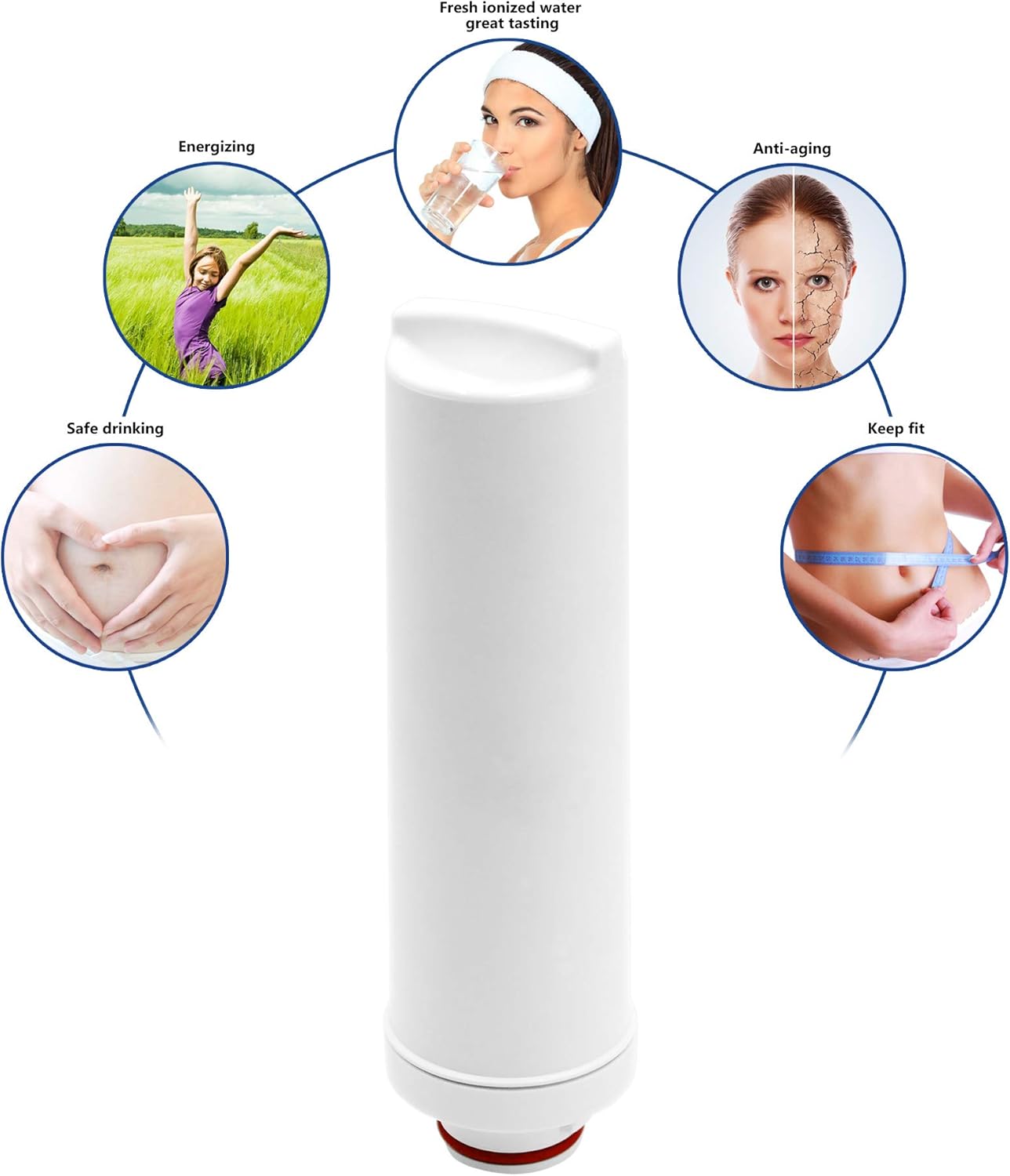 Replacement Internal Active Carbon Filter For PH 3~11 Alkaline Water Ionizer Purifier Machine Only