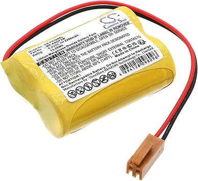 CS CF Replacement Battery for A06B0177D106, A06B-0177-D106, A98L00310011#L, A98L-0031-0011#L, Beta iSV Amplifier, Fanuc A06 Industrial Computers, Fanuc A06 programmable Logic2200mAh / 13.20Wh