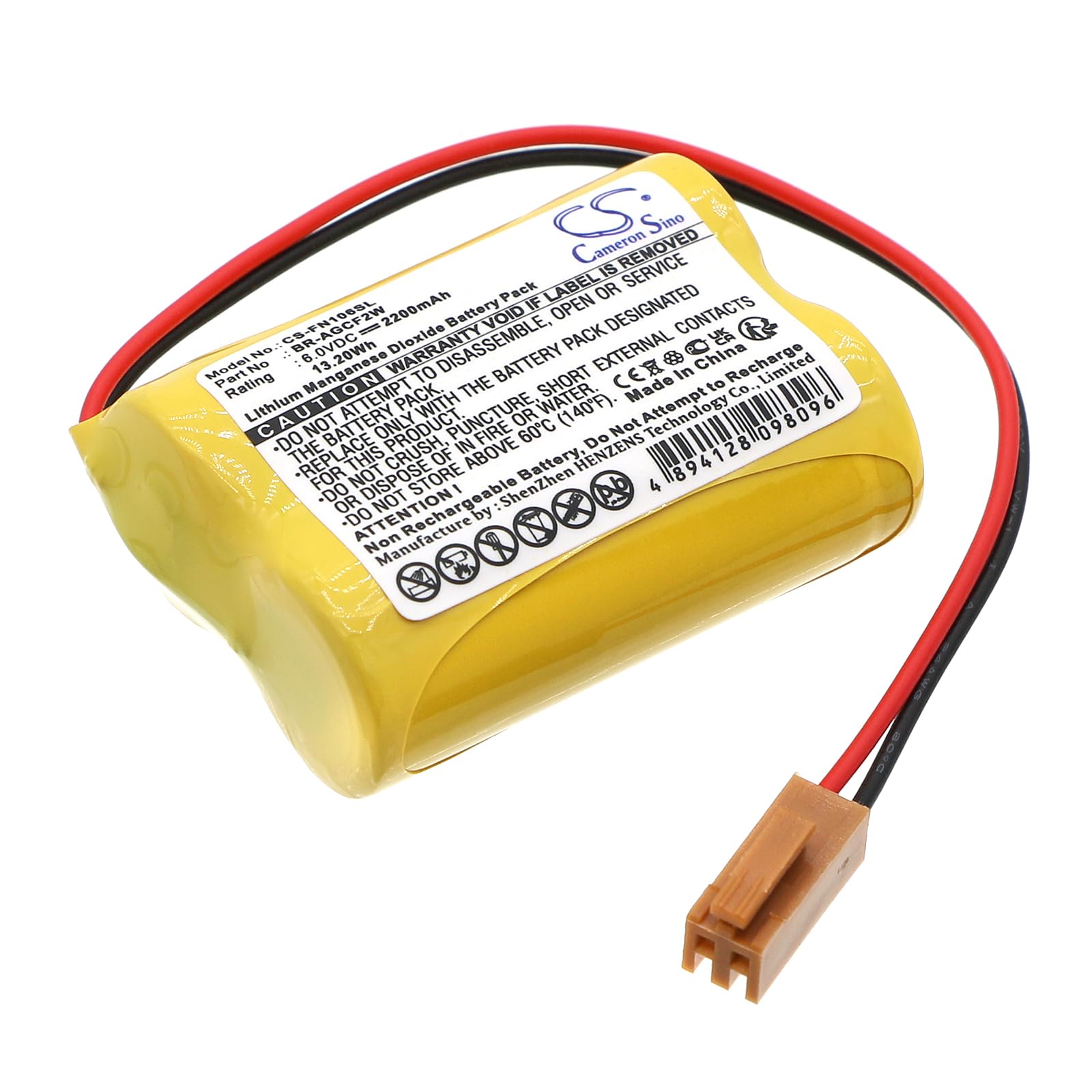 Batteria 2200mAh 6V Techttek Per Amplificatori Fanuc Beta ISV/SVU E Computer Industriali - Foto 8