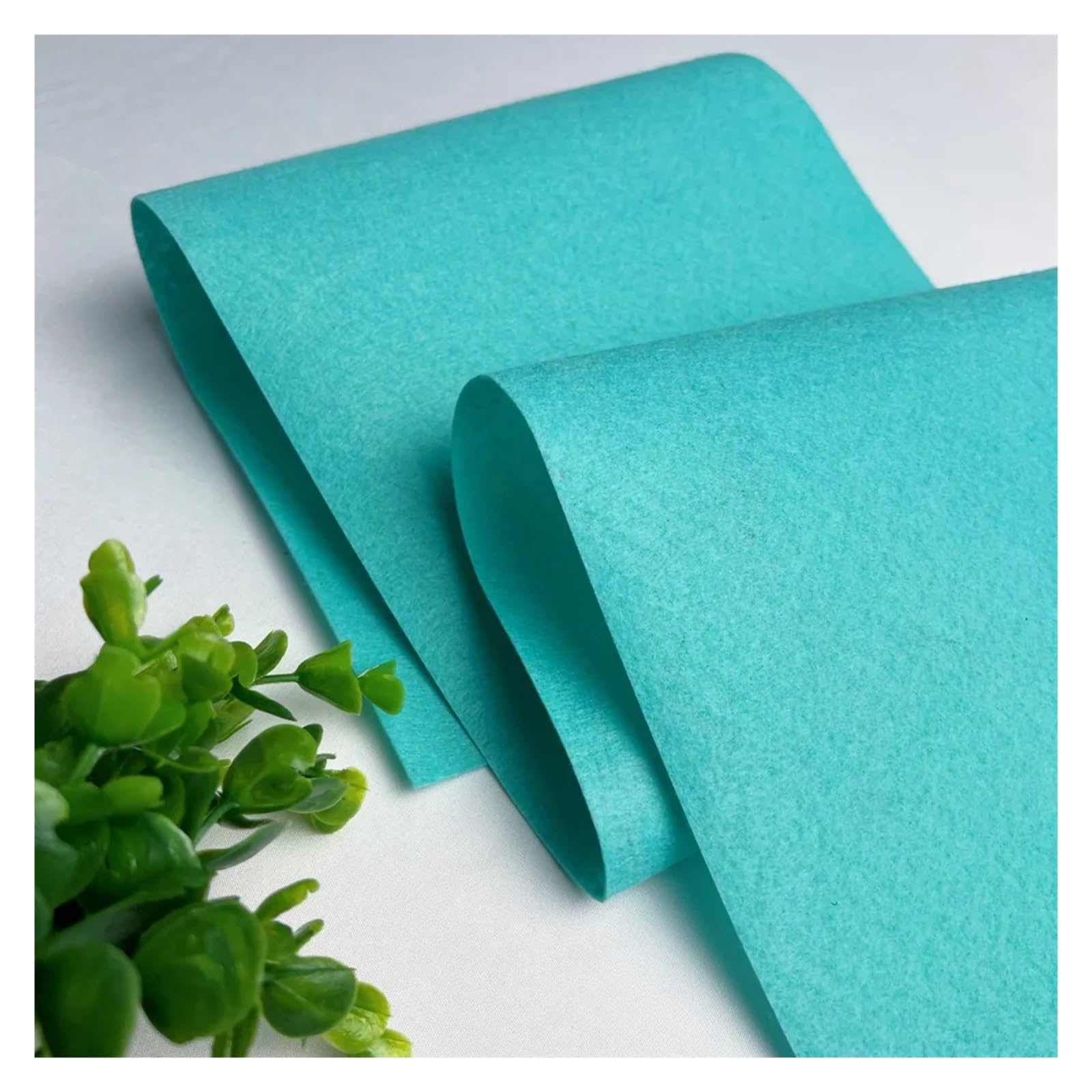 Feutrine Feuille de feutrine rigide 1/2/3 mètre, couleurs assorties, épaisse, idéale for vos projets couture et loisirs créatifs(Blue1,300 x 85cm 1pc)