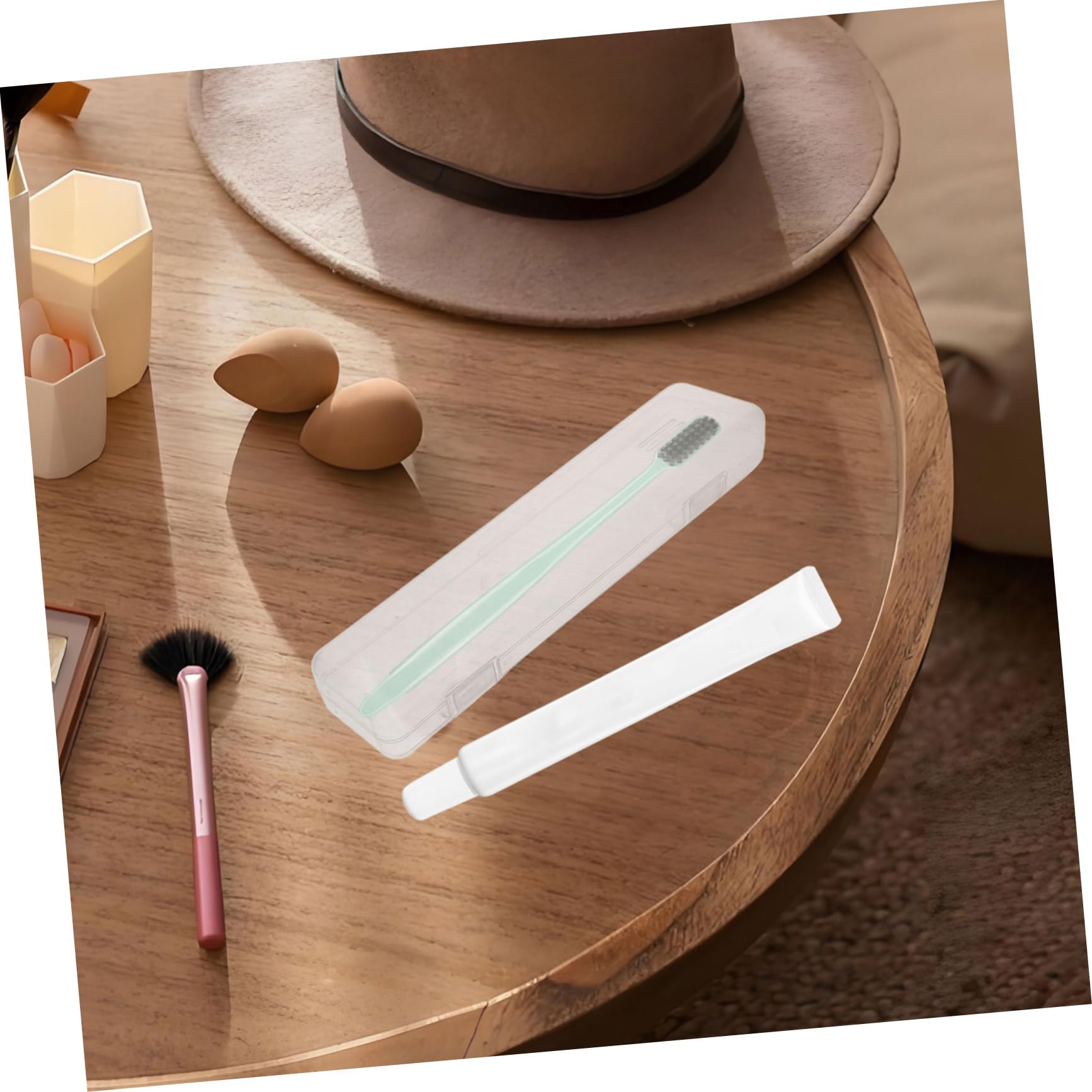 FOMIYES 10pezzi Astuccio Per Spazzolino Da Denti in Trasparente Scatola Da Viaggio Per Spazzolino Da Denti Con Coperchio Sigillato Custodia Protettiva Portatile Per Riporre Gli Oggetti Por