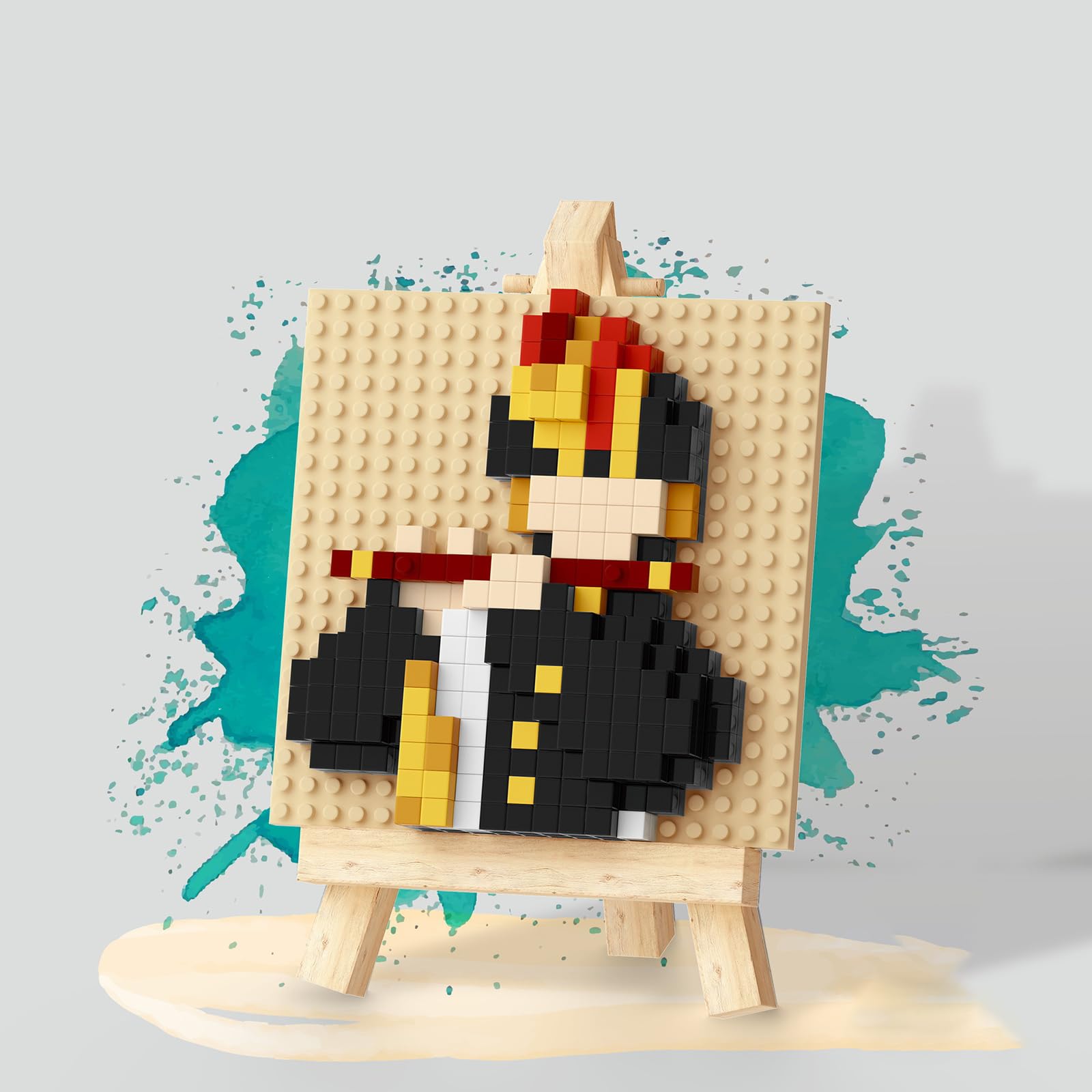NOOLY World Famous Painting Mini Building Block Set for Home and Office Decoration WKLJM-03 (Boy) 6739 - Image 3