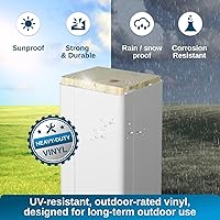 Vista 3 de Weatherables Envoltura de Poste de Vinilo de 6x6 – Envoltura de Poste de Porche de Vinilo Premium para Exteriores Resistente a la Intemperie