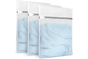 3Pcs Durable Fine Mesh Laundry Bags for Delicates 12 x 16 Inches (3 Medium)
