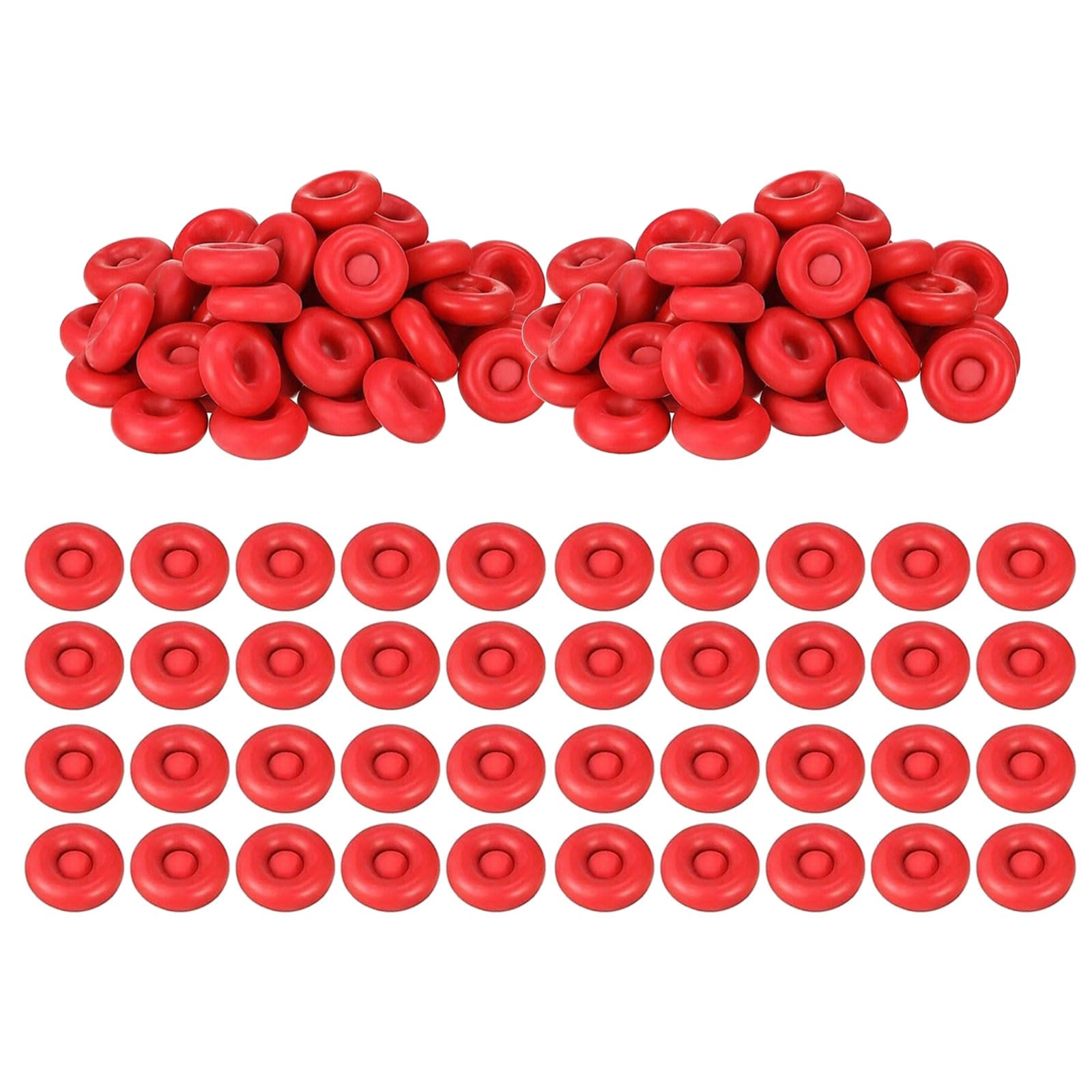 100PCS Red Latex Glues Sealing Caps for Leakproof Storage in and Home Repairs Caulking Nozzles Red Latex Glues Cap
