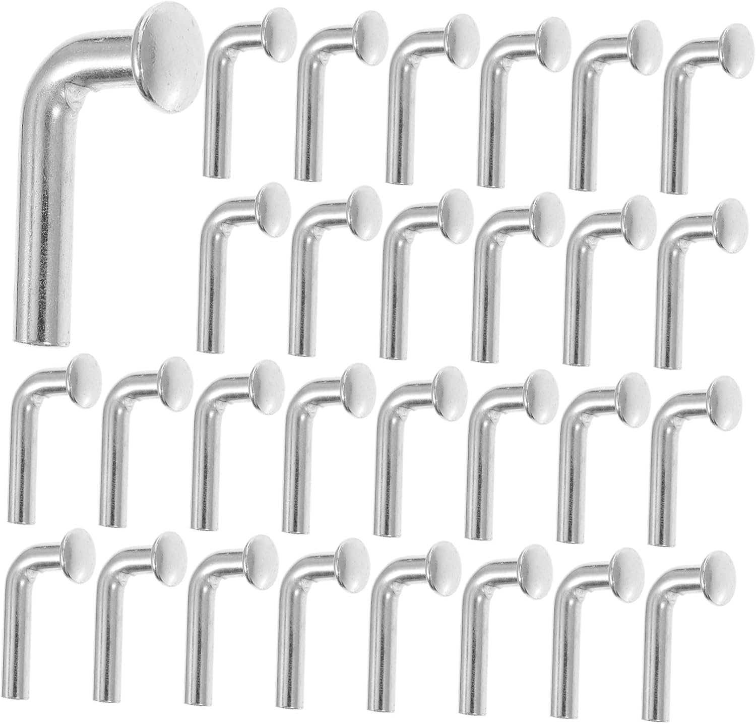 SOLUSTRE 100pcs Pallet Rack Drop Pin Pallet Rack Hooks Sticky Hooks for Hanging J