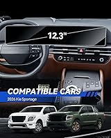 Vista 342 de Protector de pantalla de coche para Ford Edge 2024 2025 2023 2022 2021 (SE/SEL/ST-Line/Titanio/ST) Accesorios Protector de pantalla de vidrio