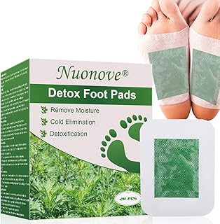 Detox Foot Patches, Detox Foot Pads, Detoxifying Foot Pads, Feet Detox Pads, Wormwood Foot Pads, Relieve Body Stress, Improve Sleep Quality Enhance Blood Circulation, 20Pcs