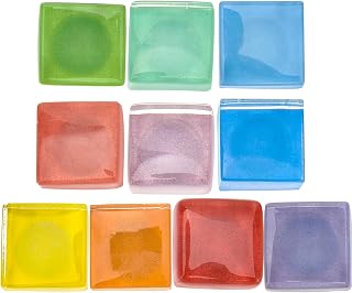DOITOOL 10pcs Decorative Fridge Magnets Small Colorful Magnetic Decor for Refrigerator Whiteboard Office Kitchen Locker Storage – Light Tone Combination