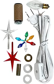 National Artcraft Complete Ceramic Tree Lighting Kit - Fits 7