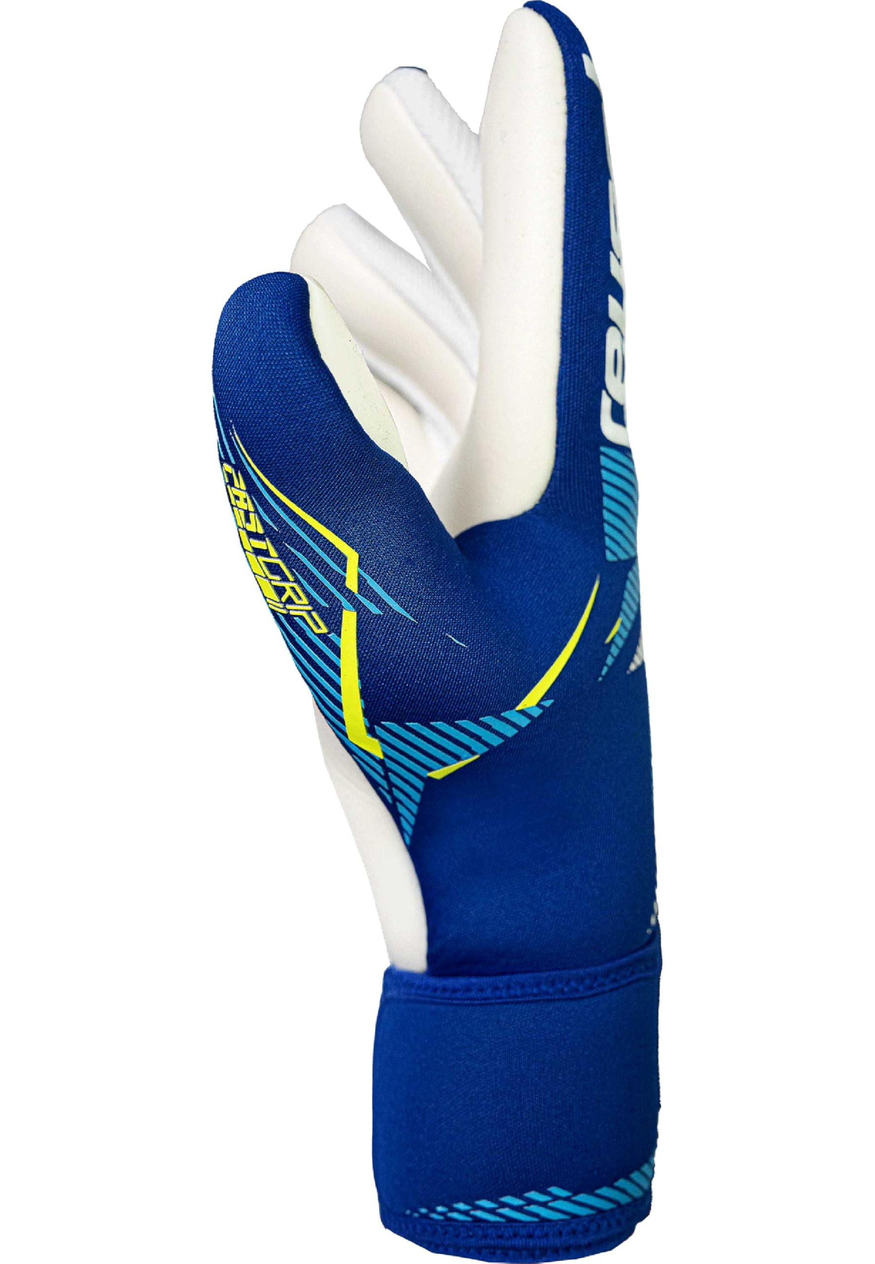 Reusch Guantes de Portero para niños y jóvenes, Agarre Fuerte, Ajuste Apretado y Agarre, Transpirables, para Entrenamiento y Juego, césped Natural y césped Artificial, Talla 4-7, Fastgrip Advance