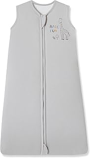 Chilsuessy Baby Schlafsack Super Weich Baby Ganzjahresschlafsack 2.5 Tog Babyschlafsack Neugeborene Winterschlafsack, 2.5 Tog/Grau Giraffe, 90cm/18-24 Monate